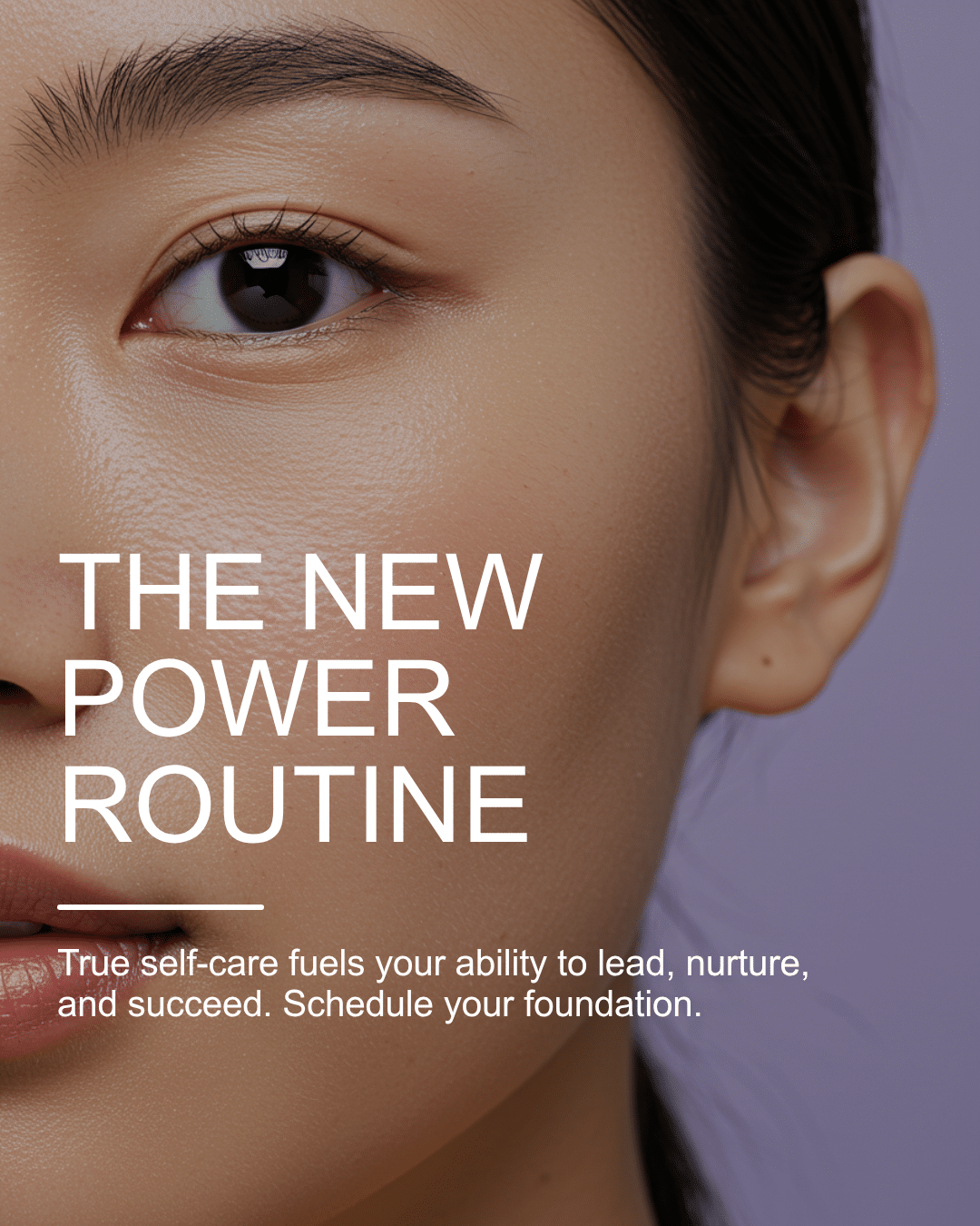 Close-up healthy cheek after acne scar care at The Modern Woman Med Spa